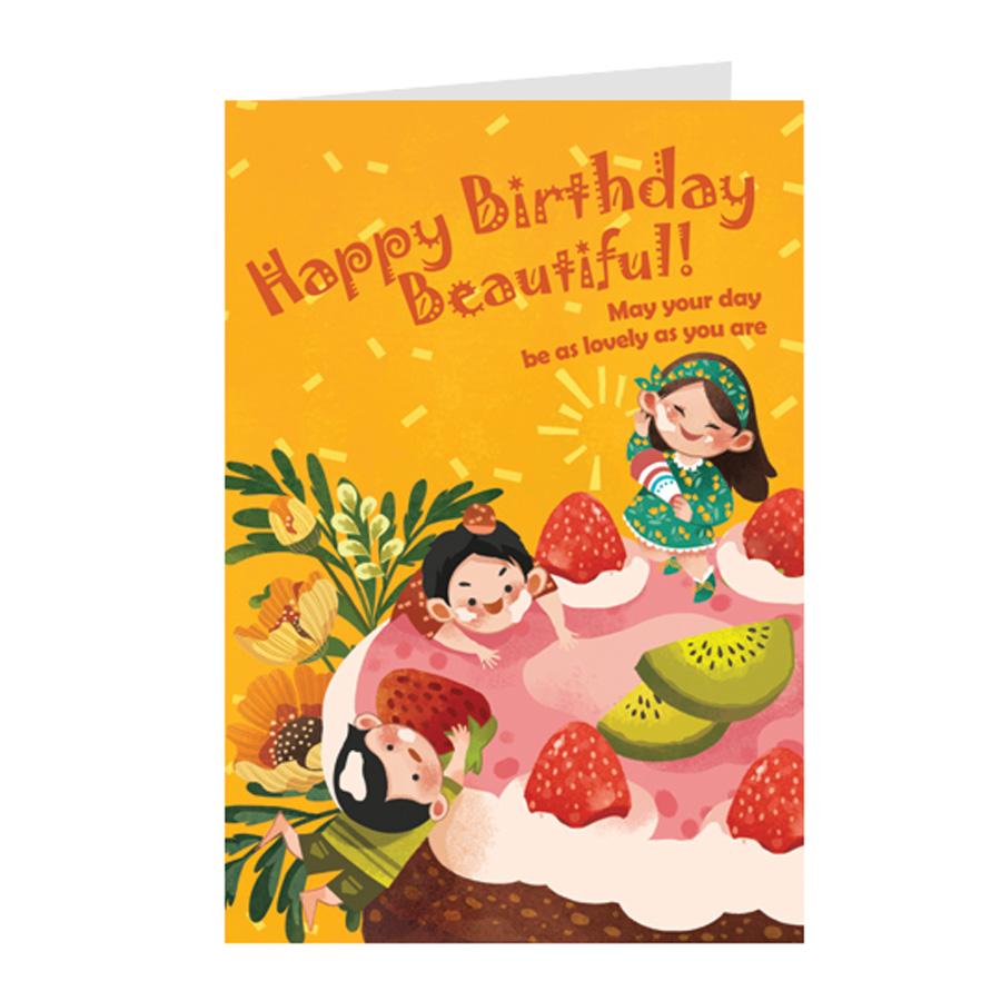 Thiệp sinh nhật Birthday - Thiệp Greenwood 10x15cm - BD41