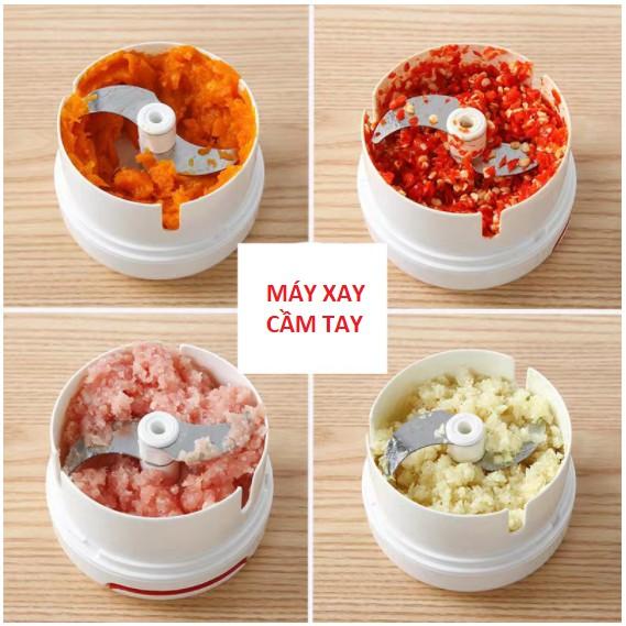 MÁY XAY TỎI, THỰC PHẨM CHOPPER MINI CẦM TAY ĐA NĂNG