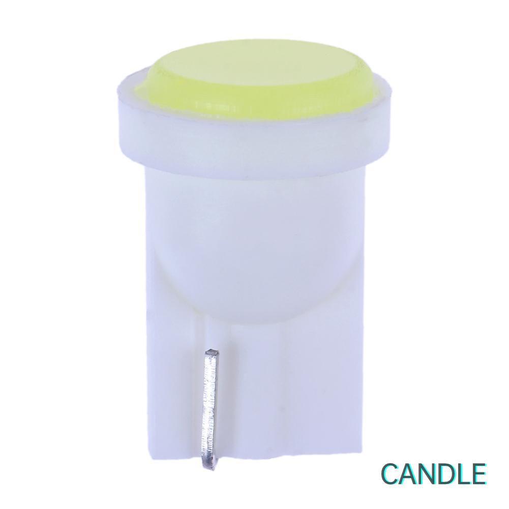 Bộ 10 Đèn Led Ánh Sáng Trắng T10 Cob W5W