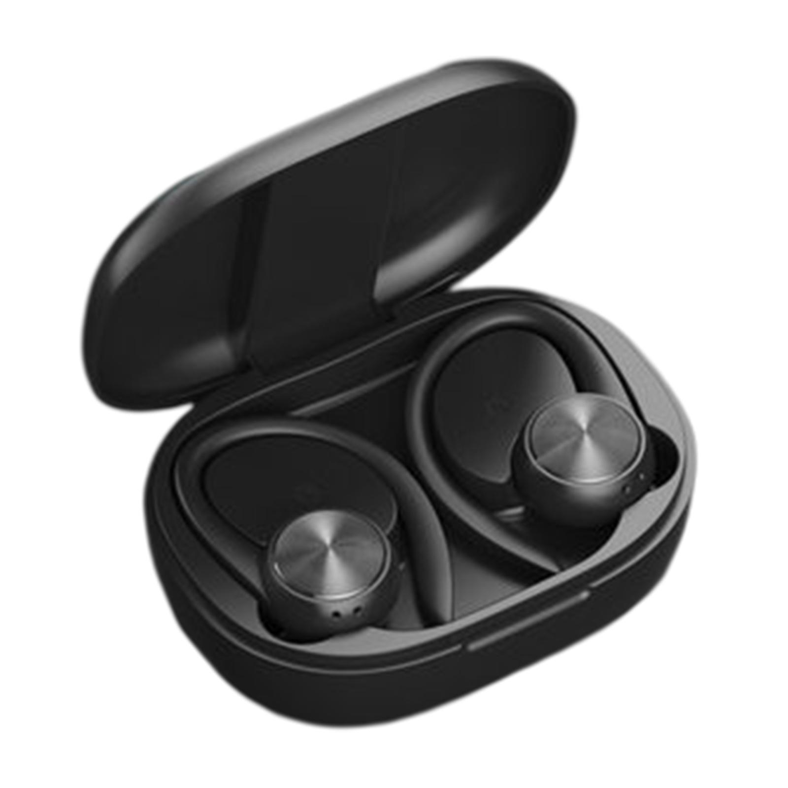 Ear-Hook Bluetooth 5.0 Earpiece for Driving LED Battery Display Black