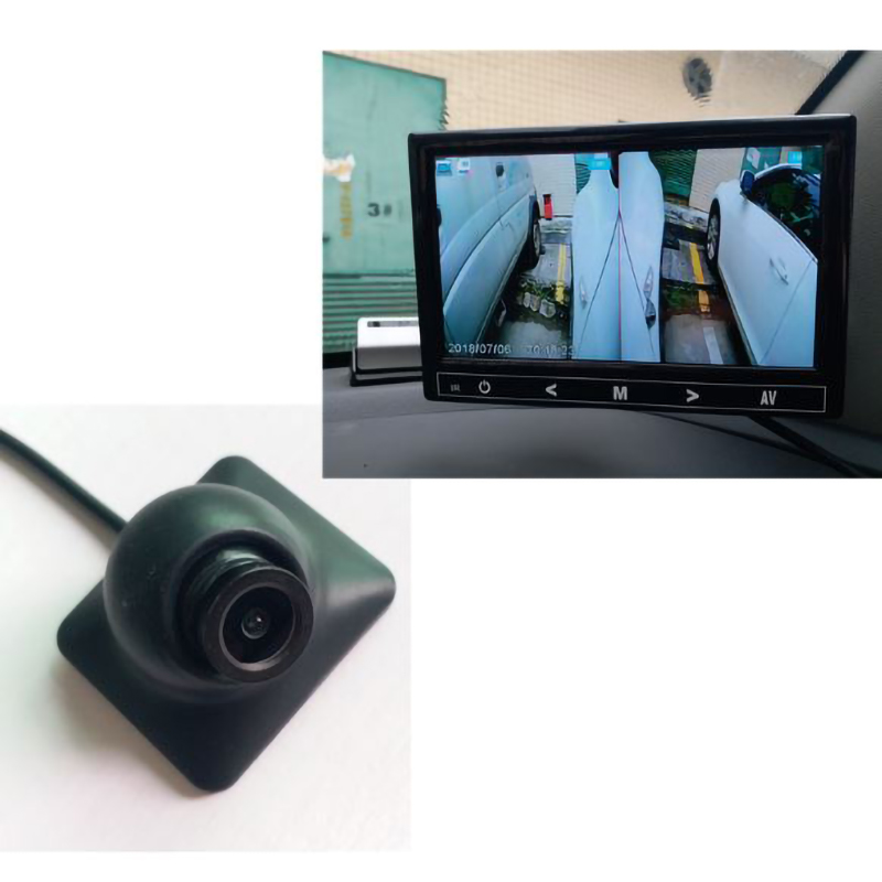 Bộ Camera Lề Dán Gương AHD Và Màn Hình 5 Inch AHD Độ Phân Giải Chuẩn 1080P