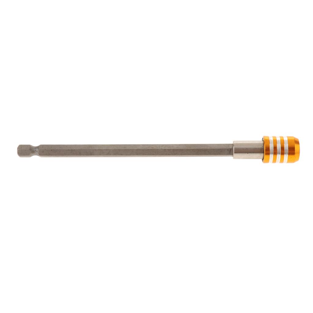 3Pcs 1/4" Quick Change Chuck Adaptor Extension Hex Shank Drill Driver Bits
