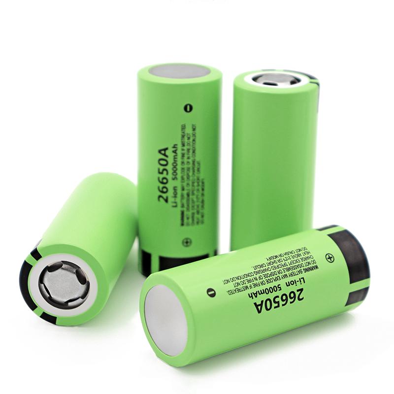 100% Mới Chính Hãng Chất Lượng Cao Pin 26650 5000MAh 3.7V 50A Lithium Ion Có Thể Sạc Lại Cho 26650A Đèn Pin LED + Bộ Sạc Điện Áp Danh Định: 3.7V