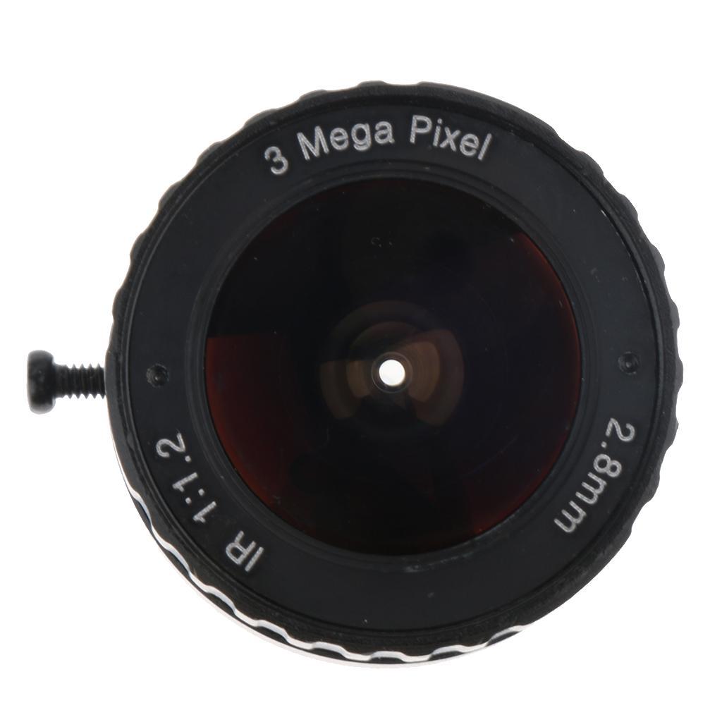 1/3' 2.8mm 2 CS Mount IR Fixed Iris  Lens for Security  Cameras