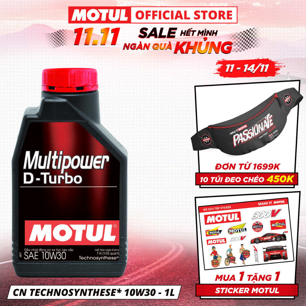 Dầu nhớt xe ô tô máy dầu MULTIPOWER D-TURBO 10W30 1L