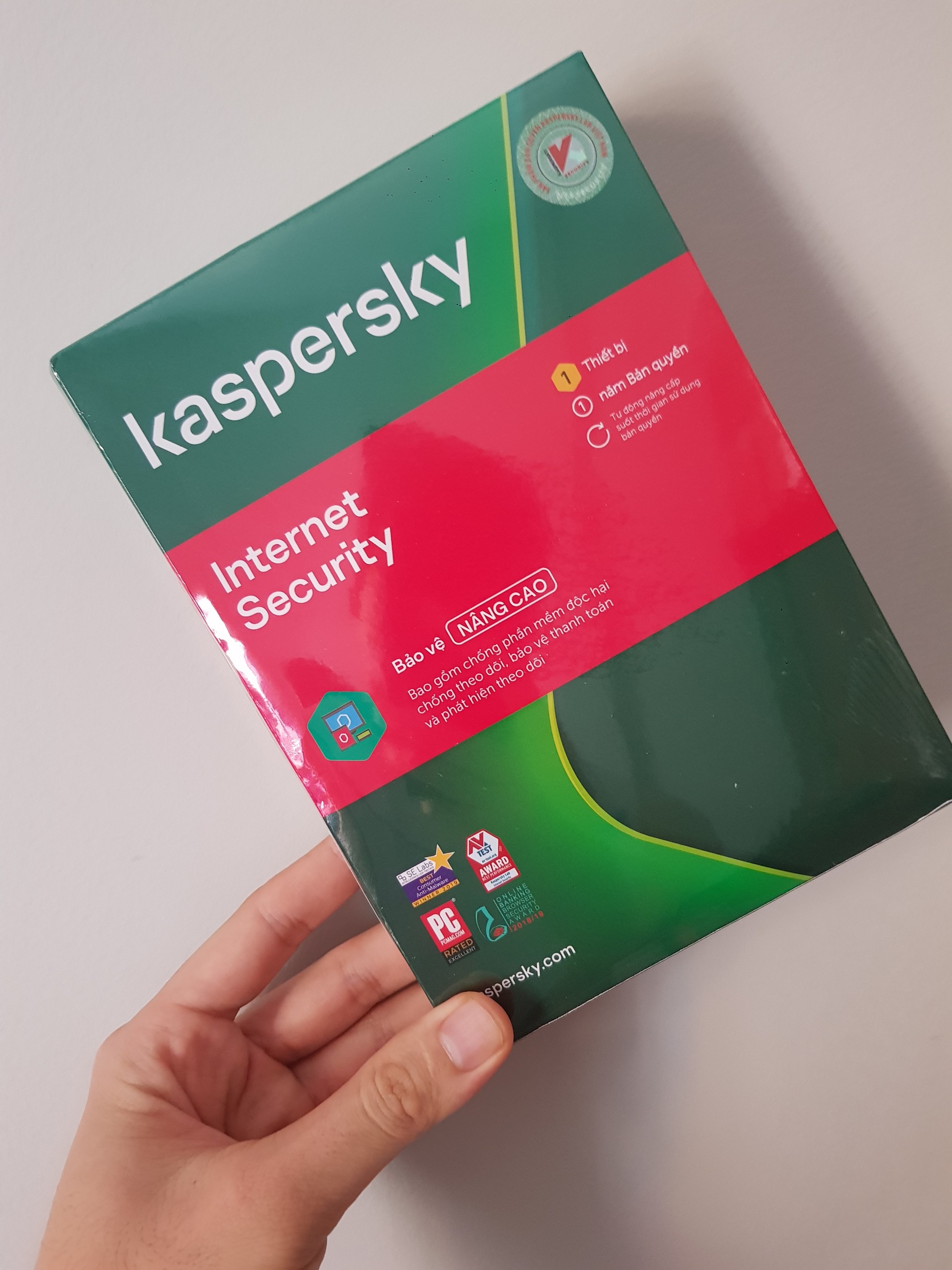 Kaspersky Internet Security 1 PC - Hàng chính hãng