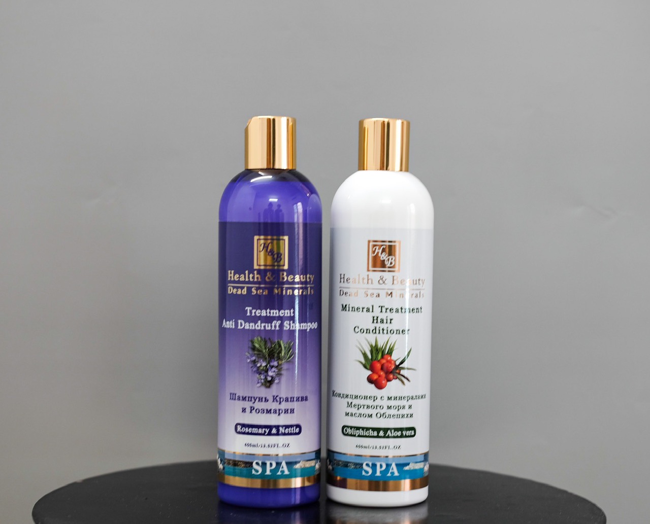 Dầu gội dành cho tóc gàu - Rosemary & Nettle Shampoo for Anti Dandruff Hair 400ml - Health and Beauty Dead Sea Minerals - Israel