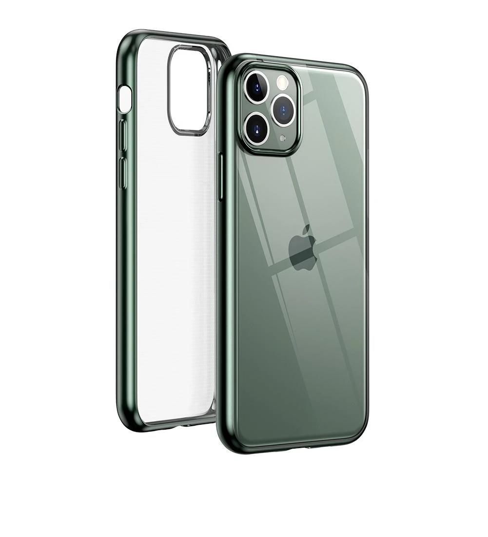 Ugreen UG80468LP268TK iPhone 11 Pro ốp lưng trong suốt viền xanh chống va đập - HÀNG CHÍNH HÃNG