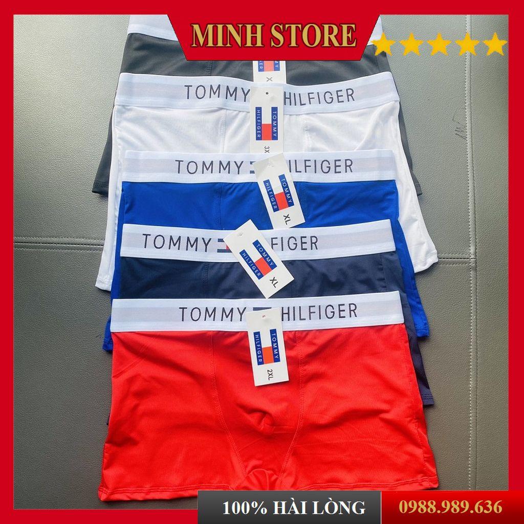 Quần lót nam boxer thun lạnh, Quần sịp đùi nam boxer thun lạnh co dãn 4 chiều cao cấp (Che tên) - Minhstore