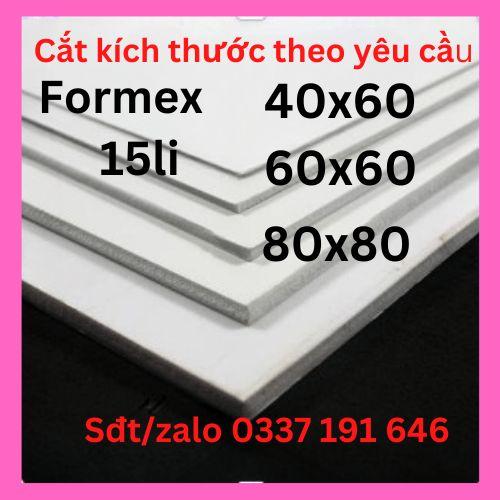Bìa mô hình - 40x60 60x60 80x80 15mm