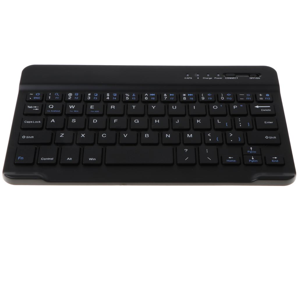 Ultra Slim Wireless Rechargable Keyboard For iOS/Android and Windows PC/Laptop/Notebook/MacBook/Samsung Galaxy Tablet/iPhone/for iPad