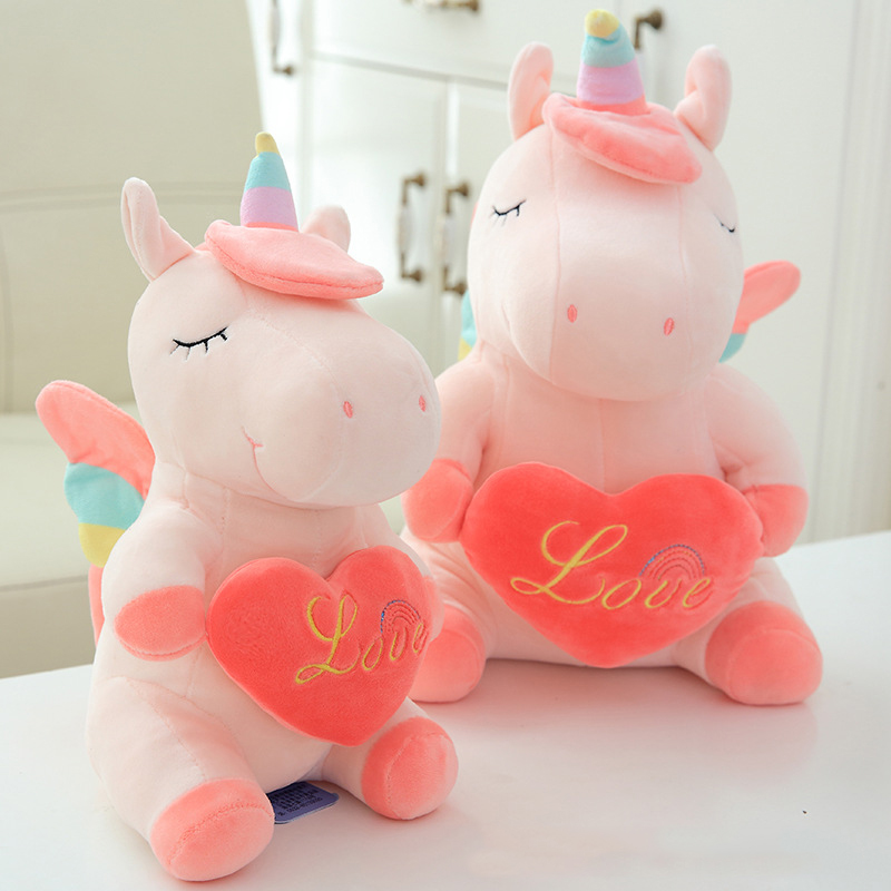 Thú Bông Kì Lân Unicorn Ngồi 36cm Siêu Dễ Thương Quà Tặng Độc Lạ