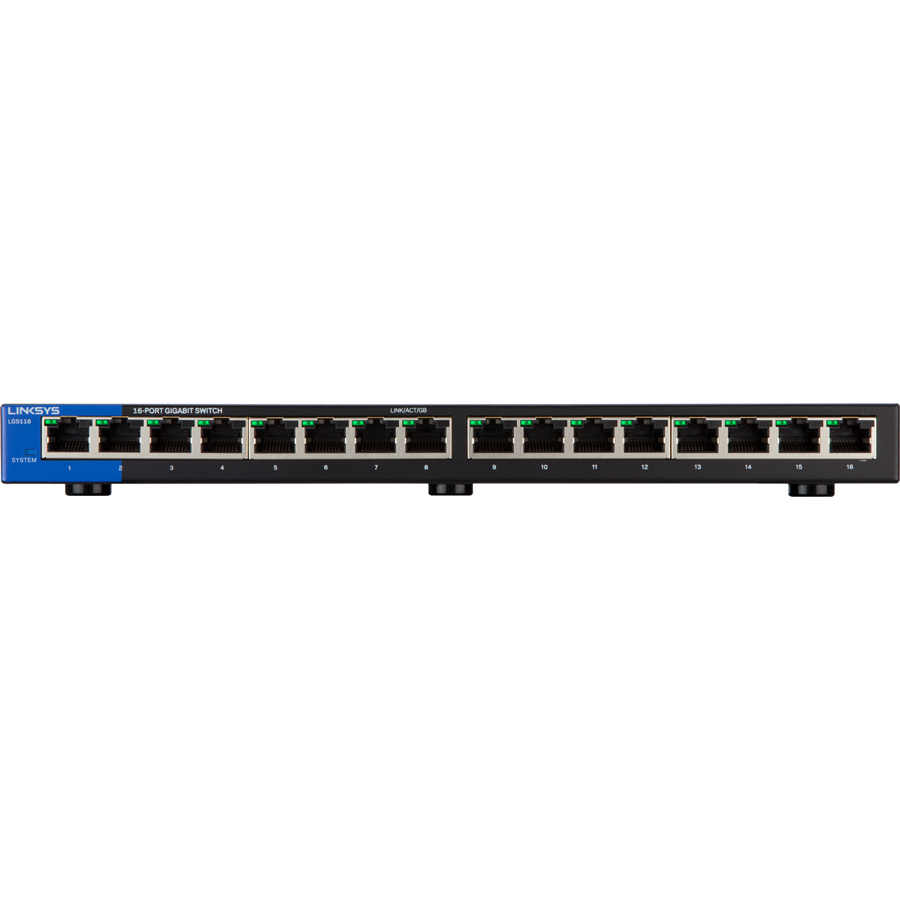 Switch LINKSYS LGS116-AP UNMANAGED 16-PORT BUSINESS GIGABIT - Hàng Chính Hãng