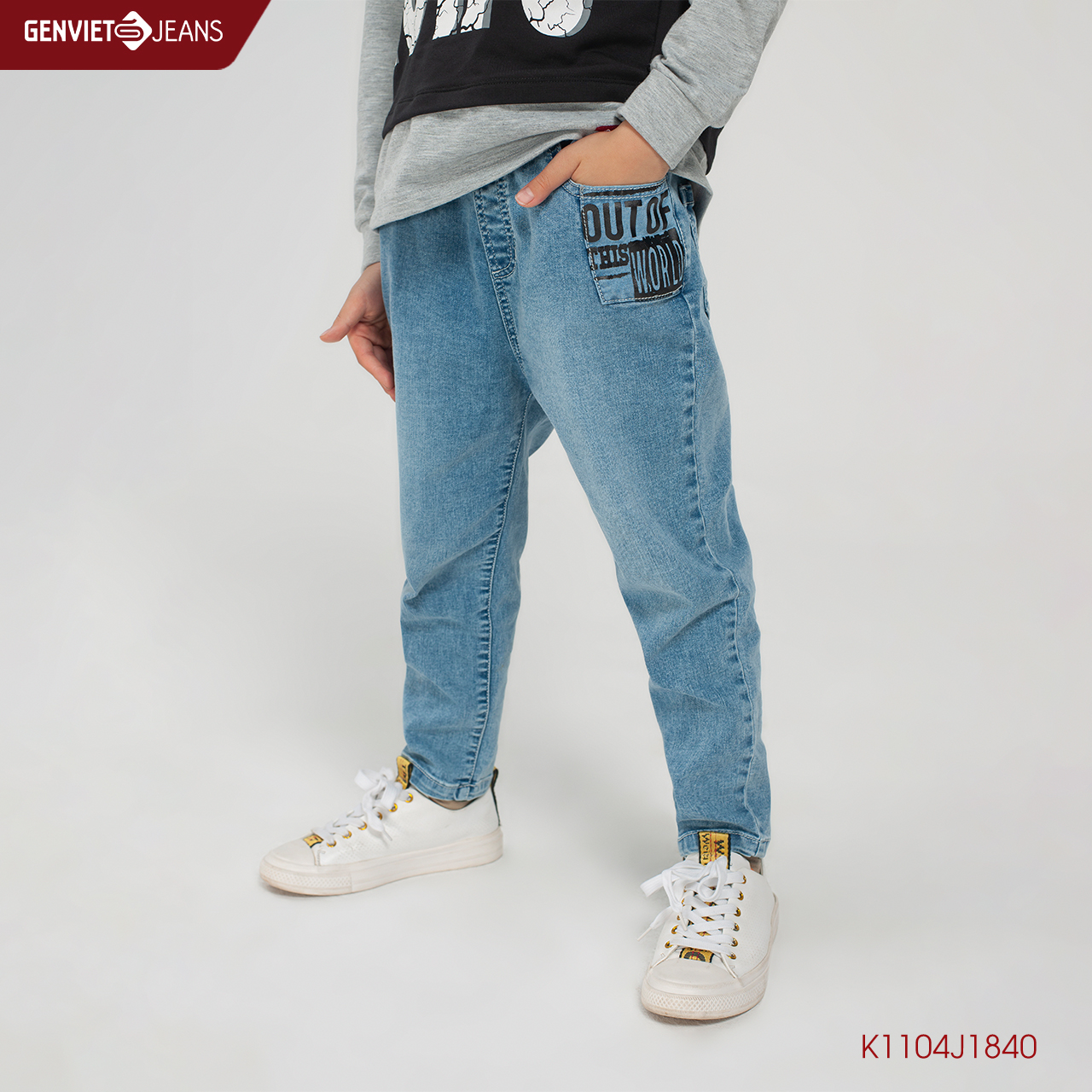 Quần Dài Jeans Trẻ Em K1104J1840 GENVIET