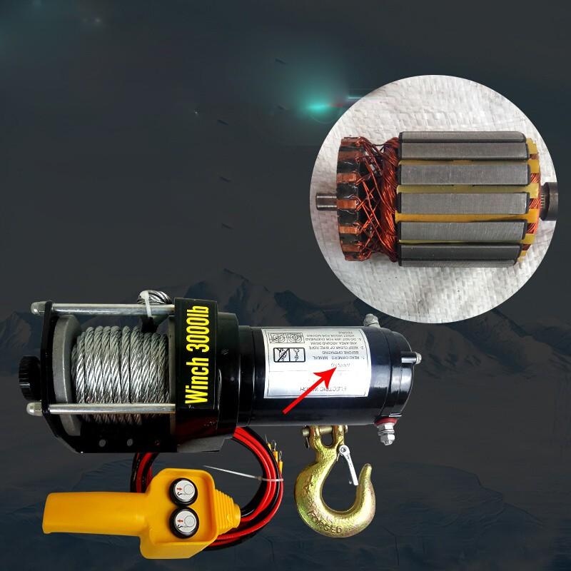 Tời Ắc Quy, Cứu Hộ Ô Tô 4000lbs Nguồn 12V-24V