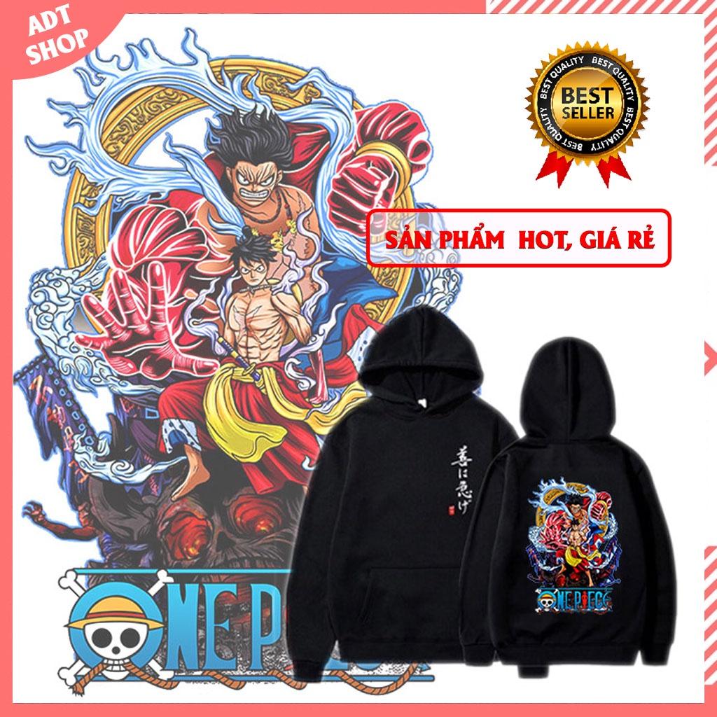 TOP 4 ÁO HOODIE ONE PIECE cực đẹp in hình Luffy - Zoro - Ace OP độc đẹp giá siêu rẻ