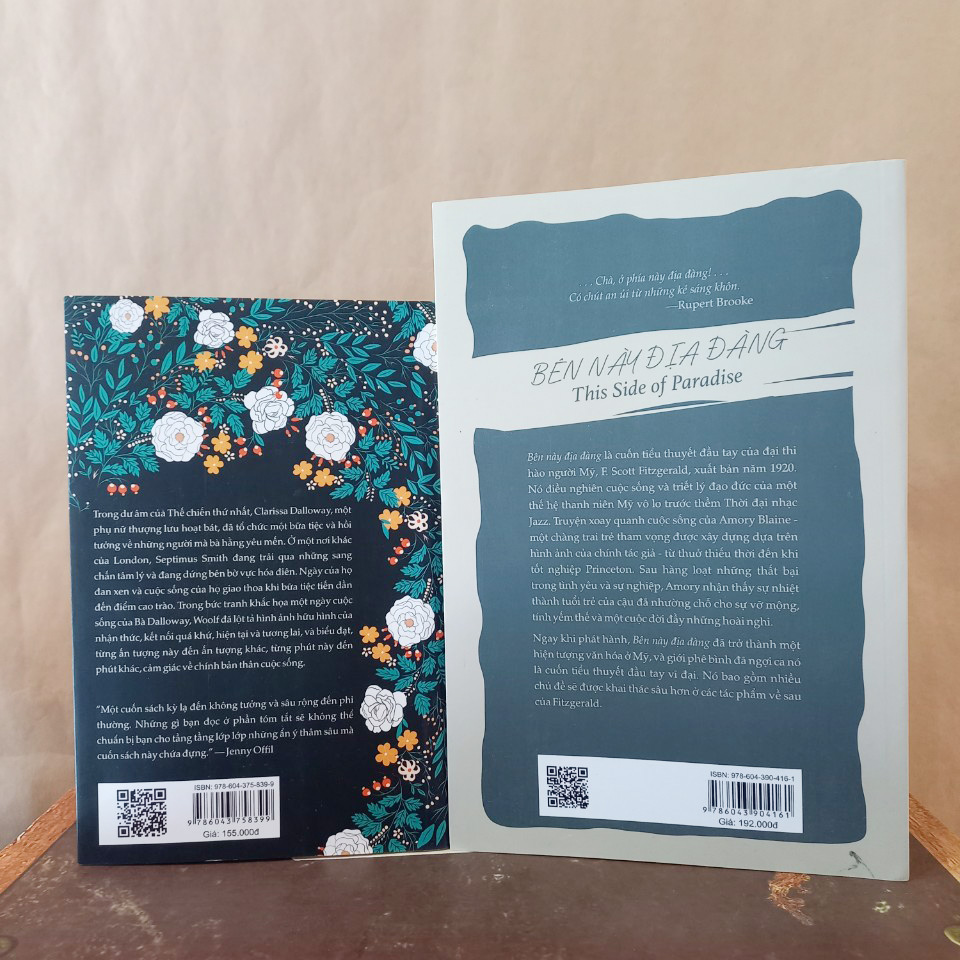 Sách - Bà Dalloway và Bên này địa đàng