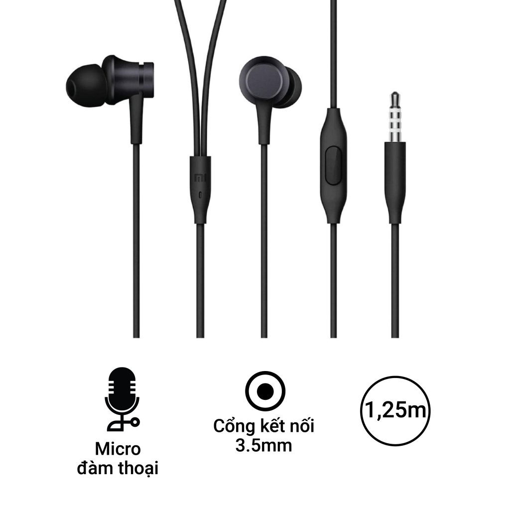 Tai Nghe Xiaomi In Ear Headphones Basic- Hàng Chính Hãng