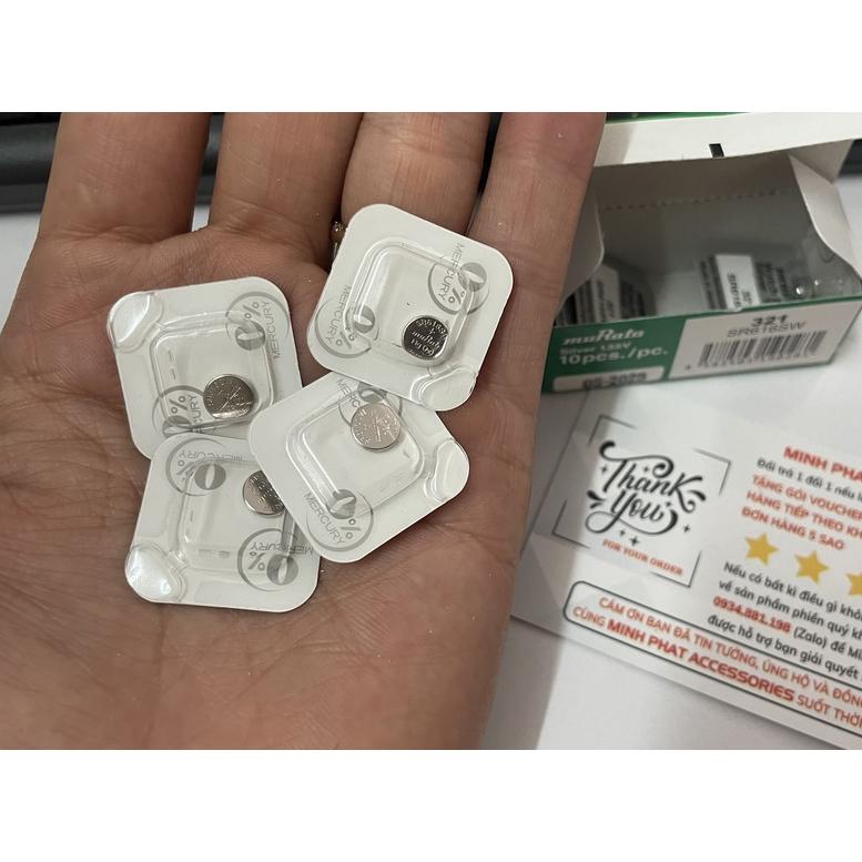 Vỉ 1 Viên Pin Murata 371 / 364 / 377 / 321 / 362 dành cho đồng hồ đeo tay