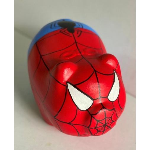 Heo đất Spiderman - Size lớn (27.5x17x18.5)