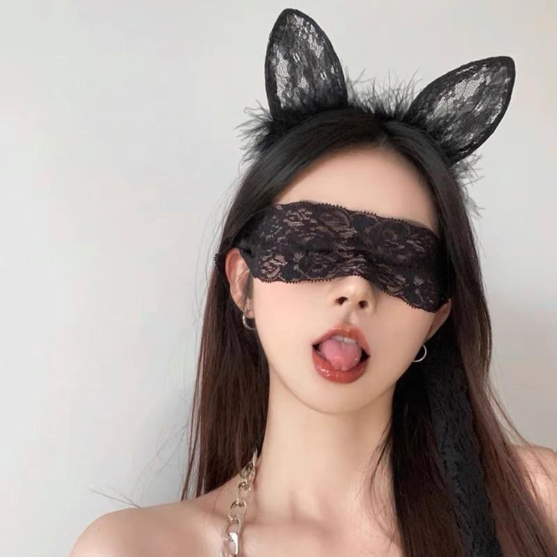 Bờm Mèo Ren Viền Lông Cute Hột Me • Cosplay Bé Mèo Meo Dễ Thương Sexy