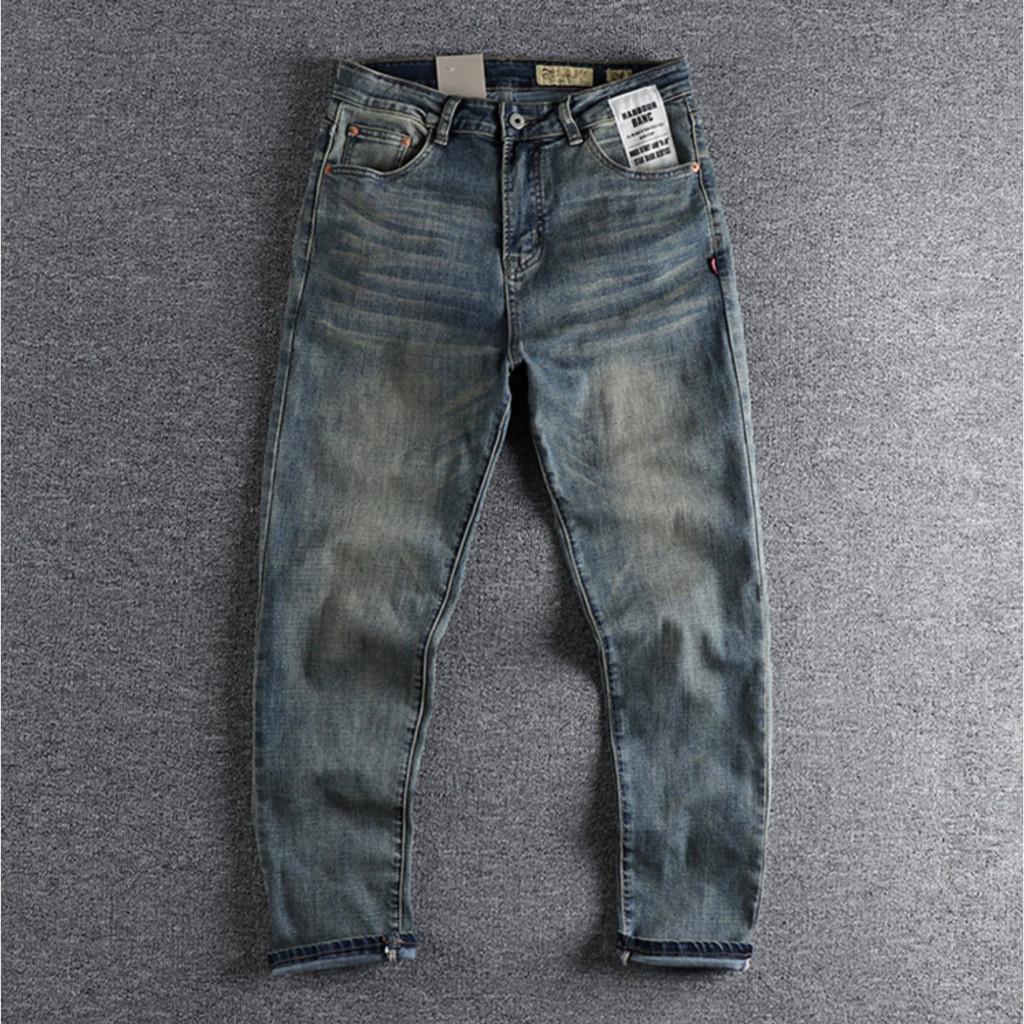 Quần jean wash bụi Riffrock_dã ngoại_du lịch