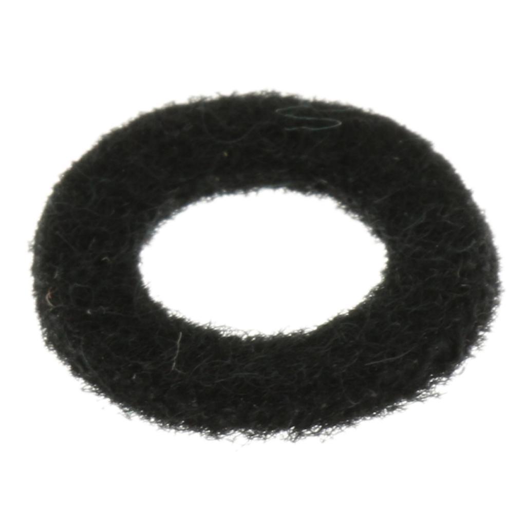 10pcs/pack Trumpet Wool Felts Washer Cushion for Trumpeter - Black