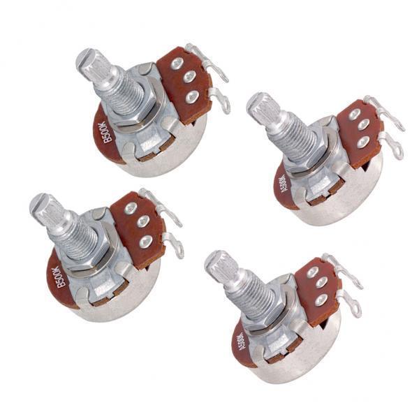 4X Guitar Potentiometer Audio POTS A500K B500K     Volume  E.
