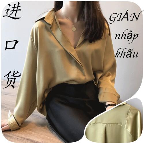 ÁO SƠ MI LỤA FORM RỘNG
