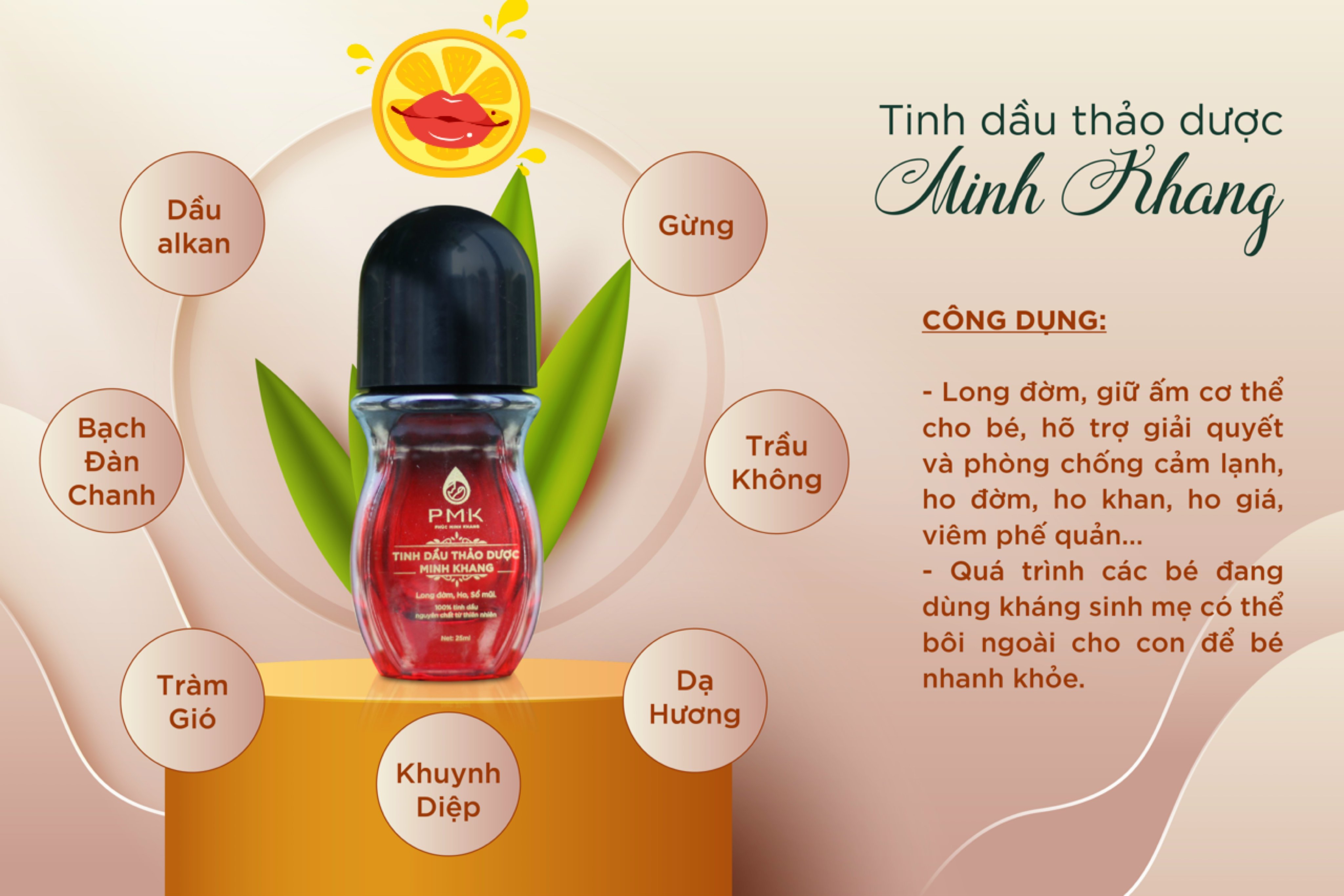 tinh dầu thảo dược Minh Khang