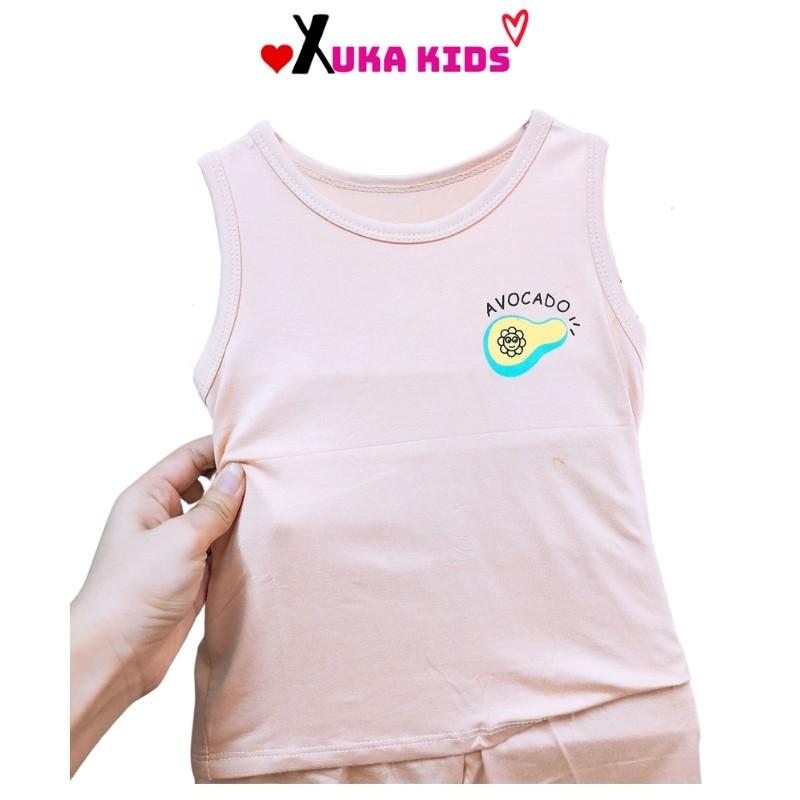 Bộ ba lỗ thun lạnh xuất xịn cho bé 6-17kg