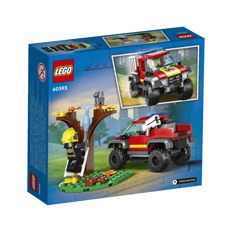 Đồ Chơi Lắp Ráp LEGO City Xe Chữa Cháy 4X4 60393