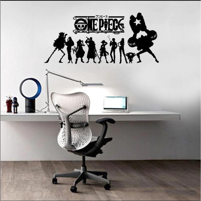 Decal Dán Tường Đảo Hải Tặc mẫu 5 - Decal One Piece trang trí nhà cửa cao cấp AMYSHOP