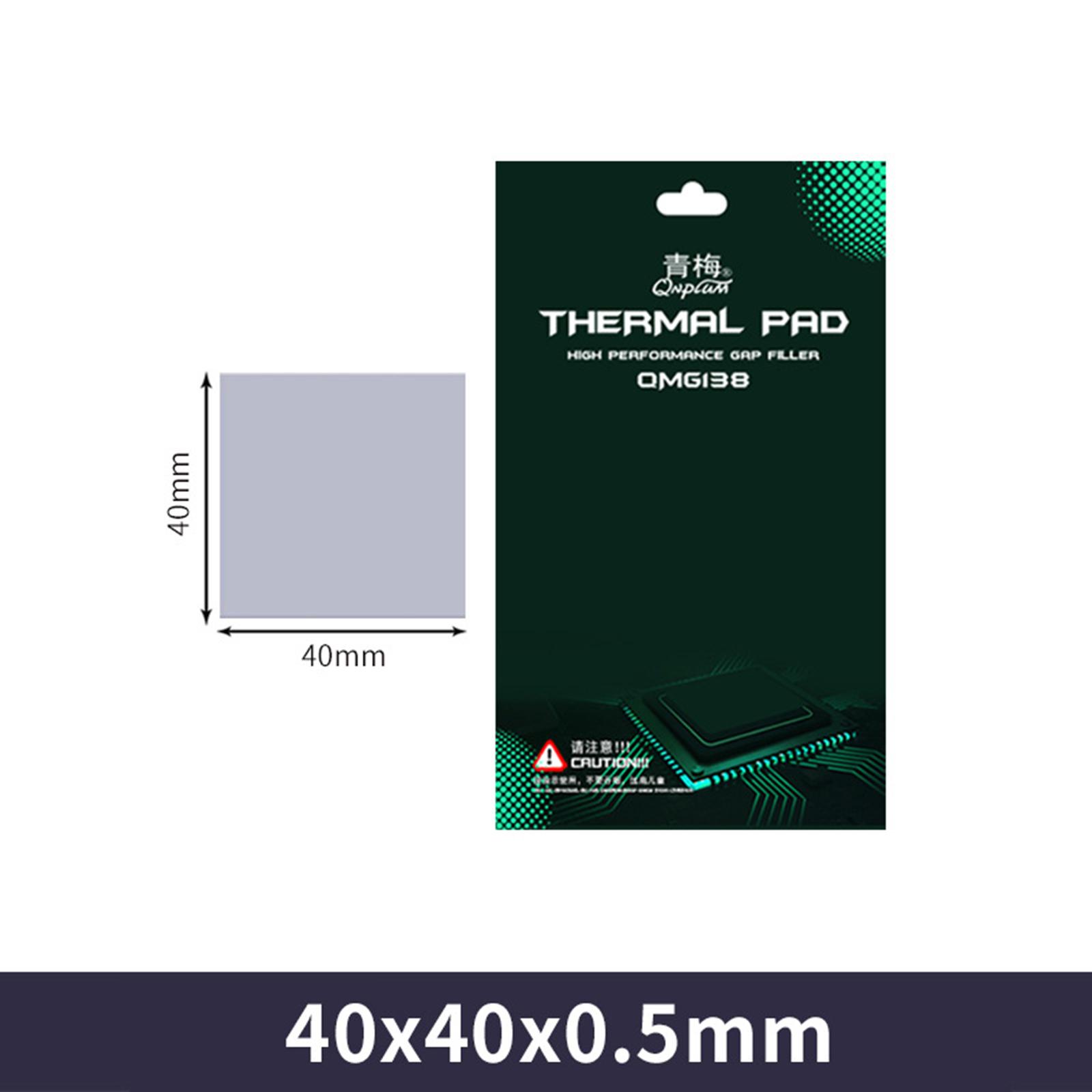 Silicone Thermal Pad Grease Pad 13.8 W/mK for CPU Coolers Graphics Card, Durable