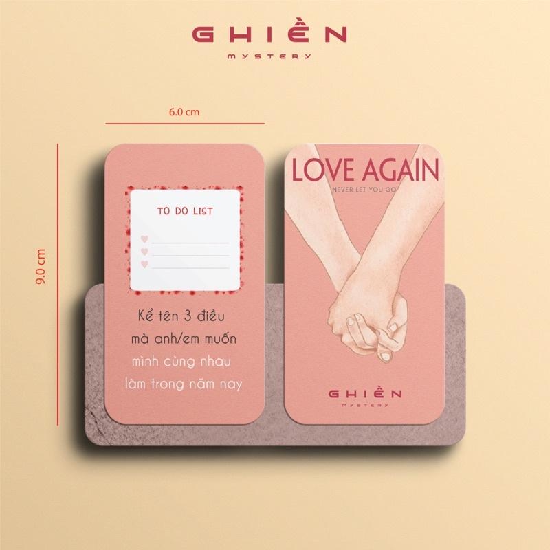 Bộ bài tình yêu &quot;LOVE AGAIN&quot; dành cho cặp đôi hoặc vợ chồng - Thấu hiểu cảm xúc, kết nối trái tim | Ghiền Mystery