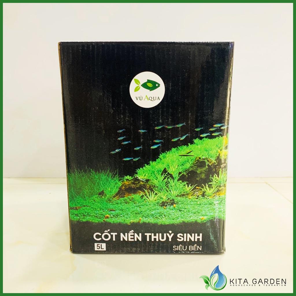 Cốt Nền Thuỷ Sinh Vũ Aqua Hộp 5L | Giúp bổ sung dinh dưỡng cho cây màu thêm căng