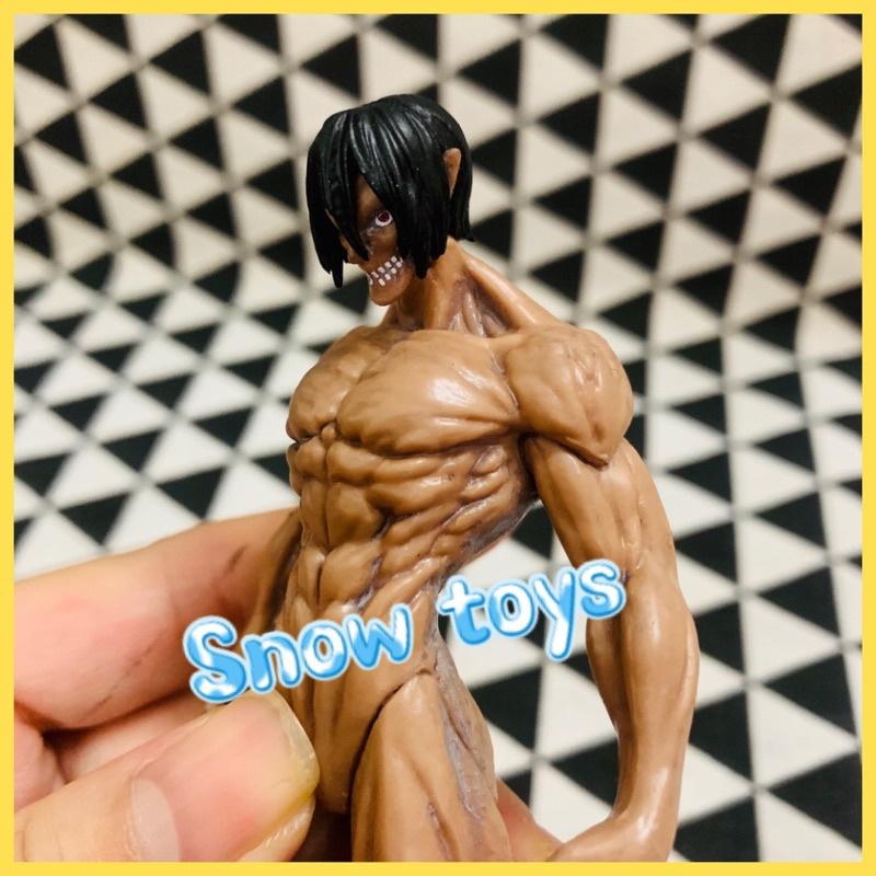 Mô hình Attack On Titan - Titan tiến công Attack Titan - Eren Yeager - Đại chiến Titan - Fullbox - 15cm