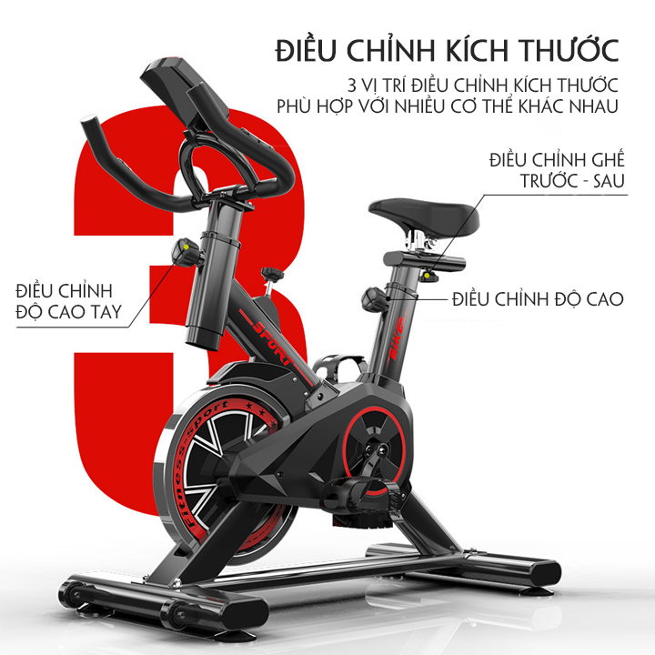 Xe đạp tập thể dục trong nhà TOPSKYBàn-Đạp-Chống-Trượt Xe đạp tập gym tiện lợi nhỏ gọn.