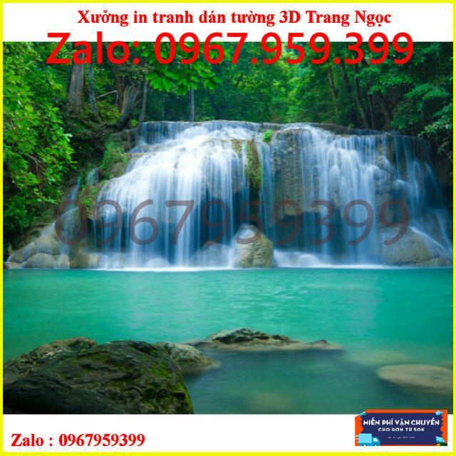 Tranh dán tường thác nước