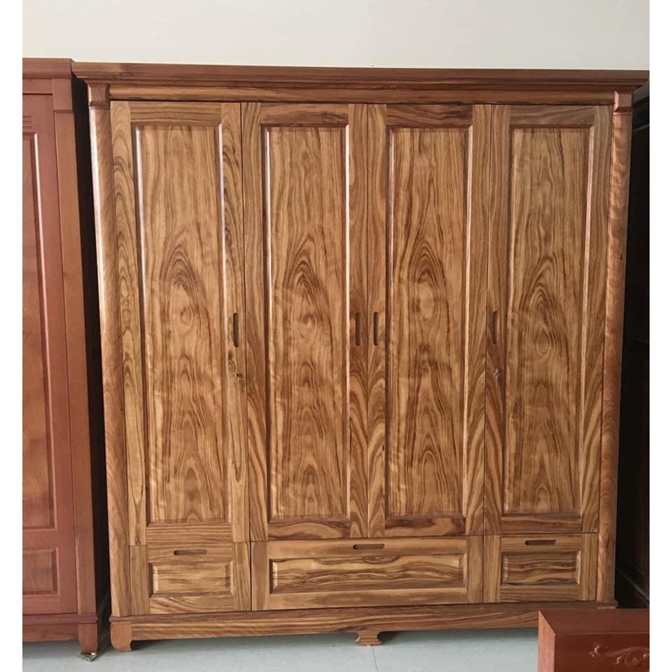 Tủ Quần Áo Gỗ Hương Xám