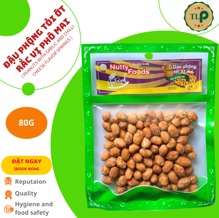 COMBO 3 GÓI ĐẶC SẢN 3 MIỀN (ĐẬU PHỘNG CỐT DỪA VỊ TRỨNG MUỐI, VỊ PHÔ MAI, HẠT ĐIỀU TỎI ỚT) TÂN LỘC PHÁT