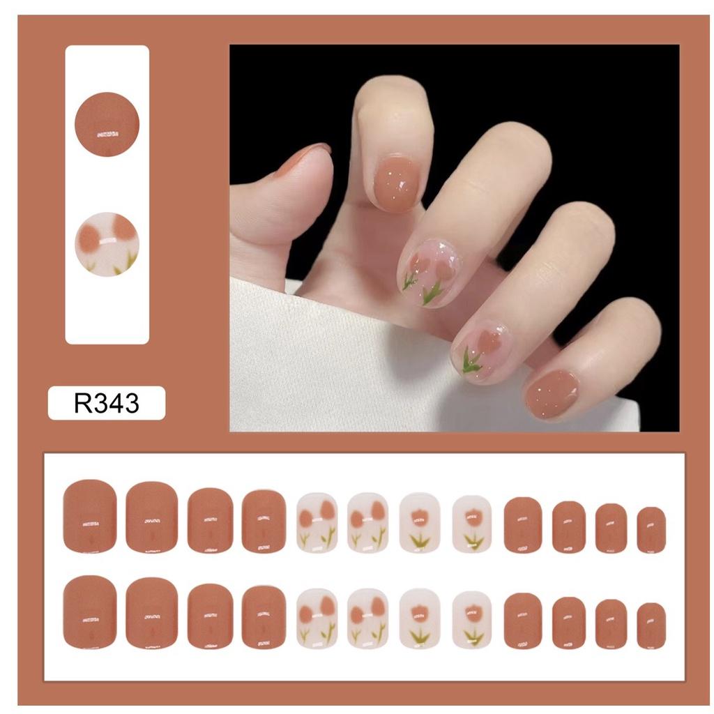 Móng tay giả đẹp làm nail kèm keo / R341 - R360