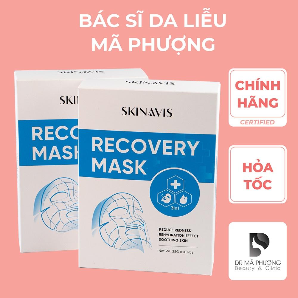 Mặt nạ cấp ẩm phục hồi skinavis Xanh Recovery Mask - Phục hồi hư tổn - Giúp da chắc khỏe