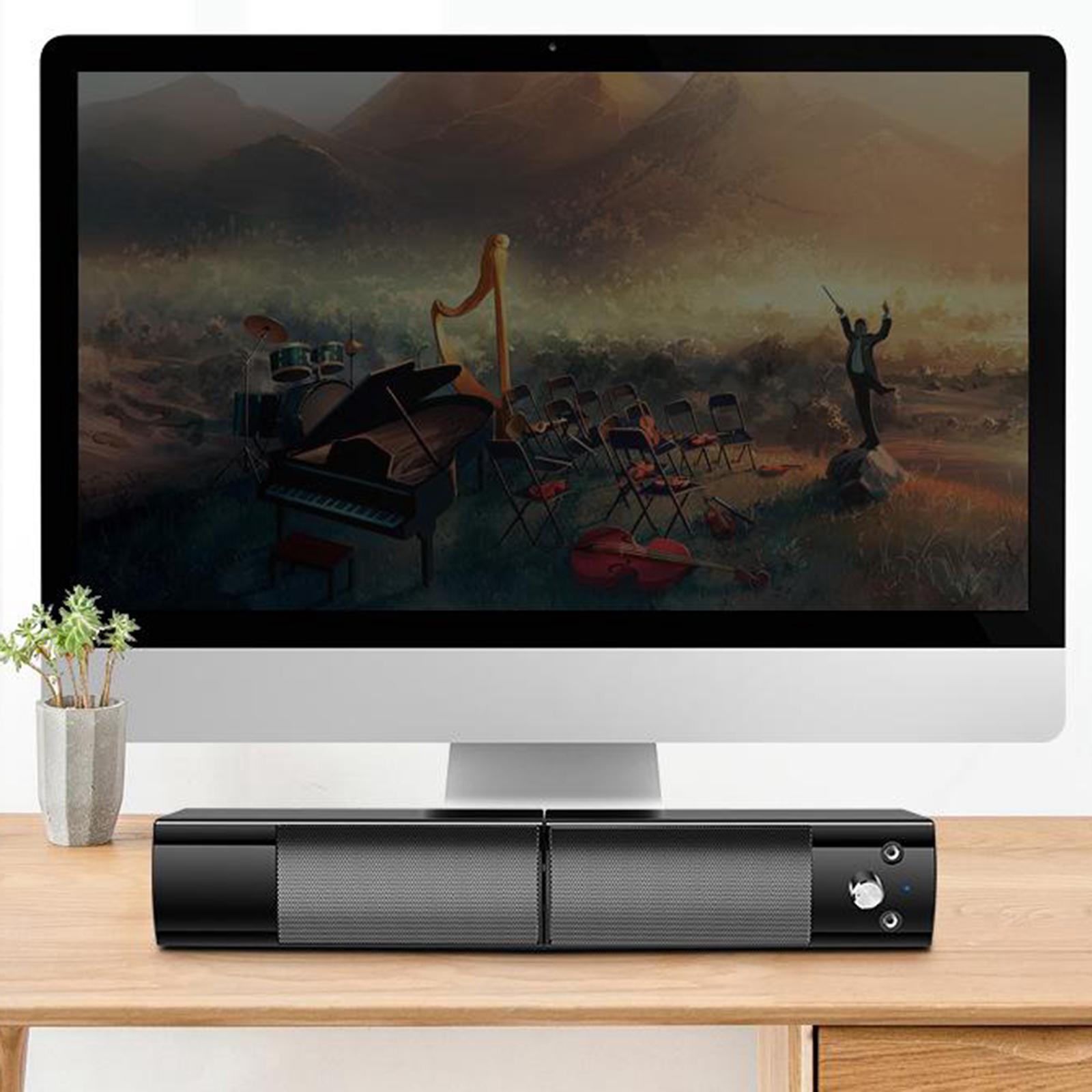 Hình ảnh Computer Bluetooth Speaker Surround Sound Portable Table Subwoofer Black