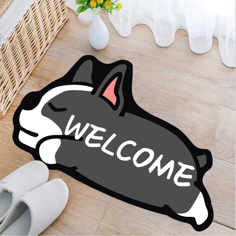 Thảm trải sàn - thảm lau chân - thảm lau chân hình thú siêu xinh cute giao mẫu ngẫu nhiên