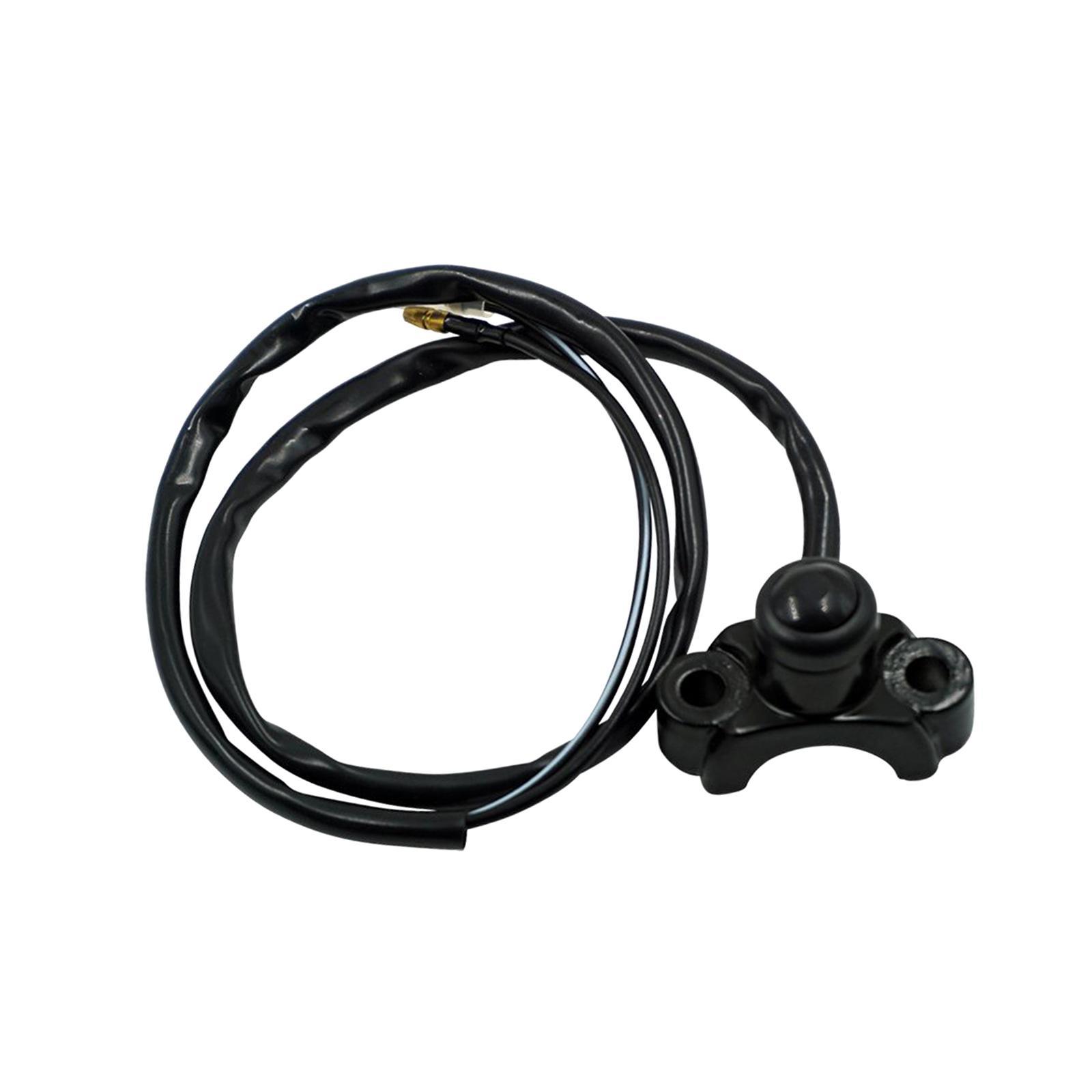 Universal Motorcycle Handlebar Switch for Motorbike Light Bar ATV Black