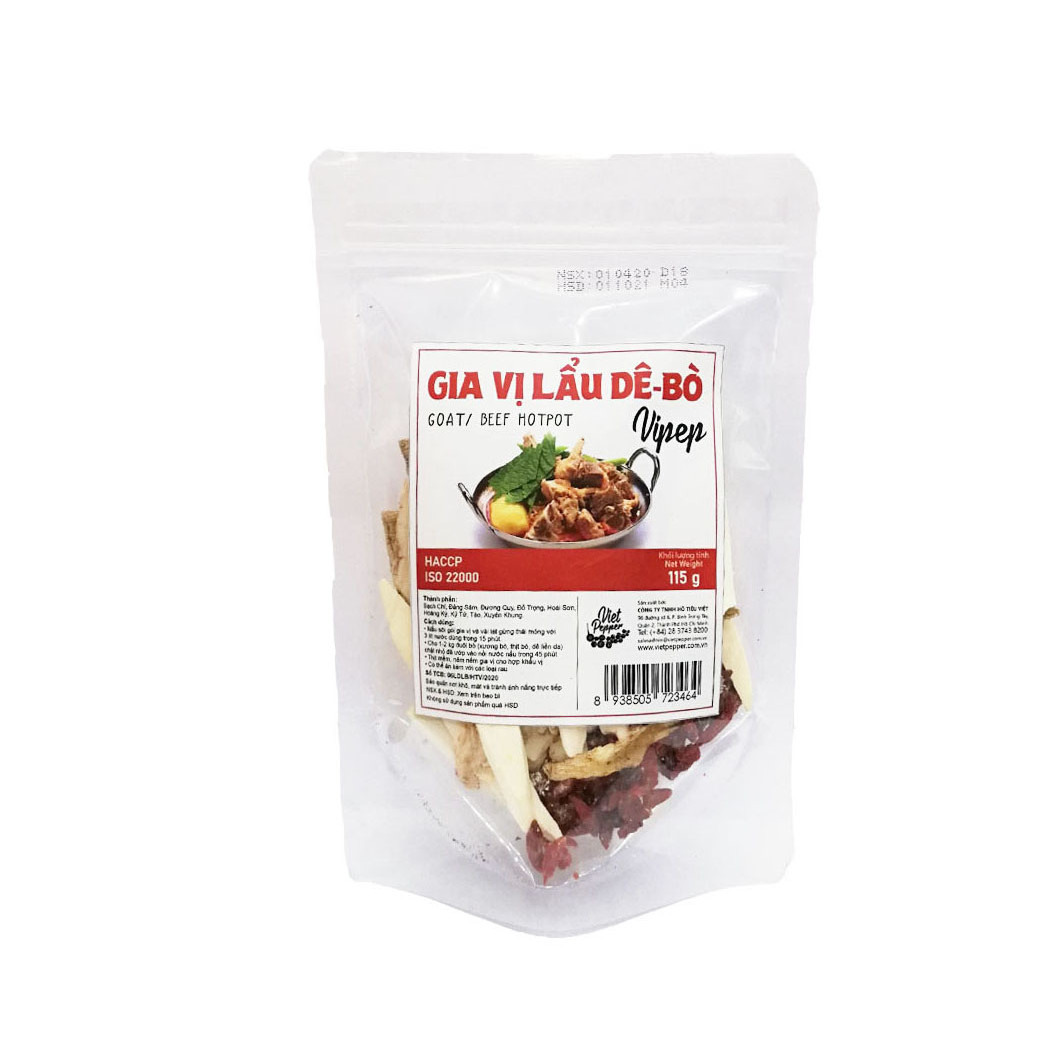 Combo 2 Gói Gia Vị Nấu Lẩu Dê - Bò