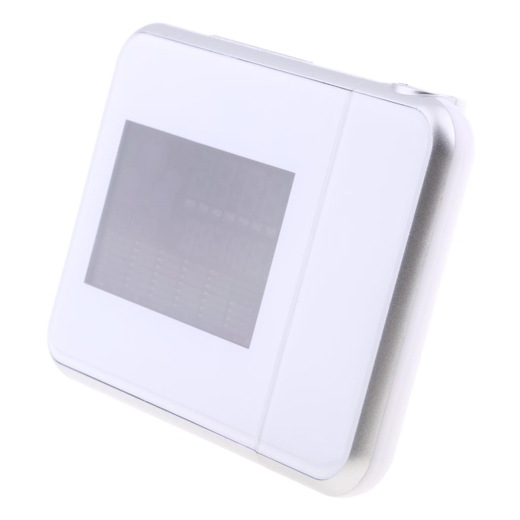 Alarm Clock LED Projection Alarm Clock With Weather Station Backlight