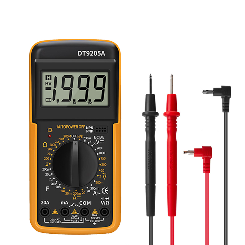 Đồng hồ vạn năng kỹ thuật số, Đồng hồ đo điện áp hiện tại AC/DC, Đồng hồ đo điện trở, Máy đo điện dung