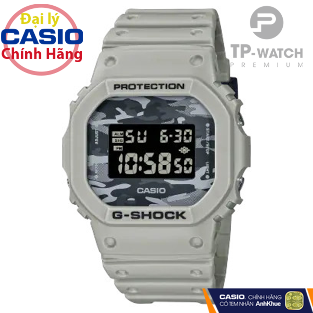 Đồng Hồ Nam Dây Nhựa Casio G-Shock DW-5600CA-8DR Chính Hãng - DW-5600CA-8 CAMO